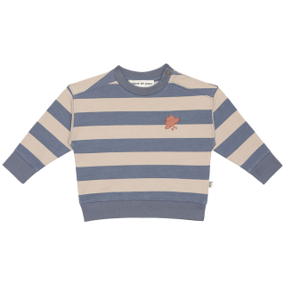 House Of Jamie Sweater Beige/Blauw Strepenprint Baby