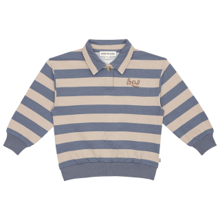 House Of Jamie Sweater Beige/Blauw Strepenprint