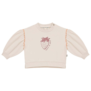 House Of Jamie Sweater Creme/Roze Aardbeiprint