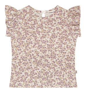 House Of Jamie T-shirt  Beige/Paars Bloemenprint