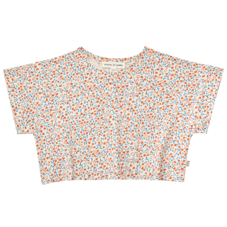 House Of Jamie T-shirt Creme/Roze/Blauw Bloemen