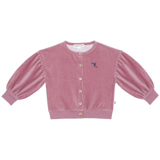 House Of Jamie Vest Roze Velvet