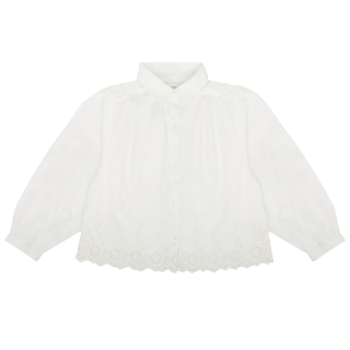 Jenest Blouse Creme Pointelle