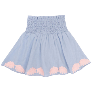 Jenest Rok Blauw/Roze Bloemen