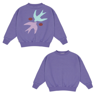 Jenest Sweater Paars Vogel
