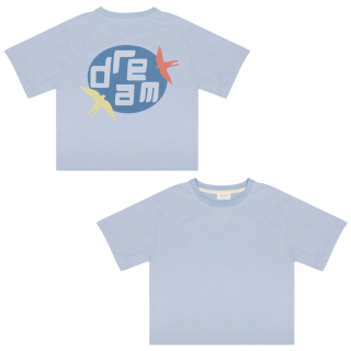 Jenest T-shirt Blauw/Geel/Rood Dream