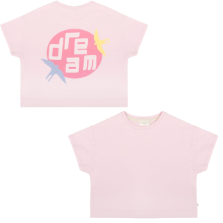 Jenest T-shirt Roze/Blauw/Geel Dream