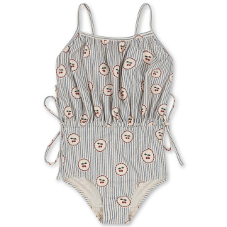 Konges Slojd Badpak Blauw/Creme Kersenprint