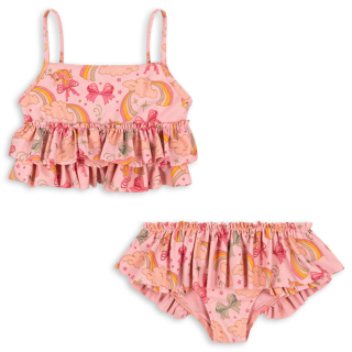 Konges Slojd Bikini Roze Unicorn Regenboog
