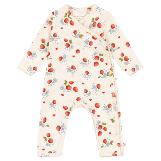 Konges Slojd Boxpak Creme/Rood Aardbeien