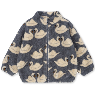 Konges Slojd Jas Blauw Teddy Zwanenprint