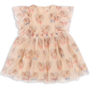 Konges Slojd Jurk Beige Unicorn Tule