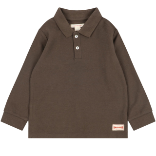 Konges Slojd Longsleeve Polo Bruin