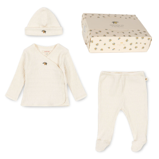 Konges Slojd Newborn Set Creme Citroen
