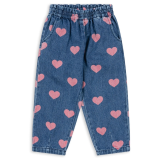 Konges Slojd Spijkerbroek Blauw Hartjes