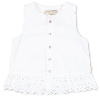 Konges Slojd top creme pointelle