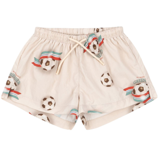 Konges Slojd zwembroek beige voetbal