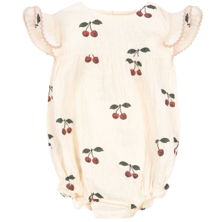 Konges Slojd Romper Creme Kersenprint