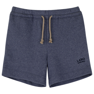 Labo De Colores korte broek blauw jongens Lennon Pants Short Blue Denim Melange zomercollectie Pudilo
