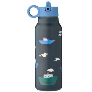 Liewood Drinkfles Falk Boot 350-ML met pop-up drinktuit en draagring