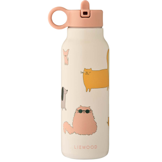 Liewood Drinkfles Falk Kat En Hond 350 ML