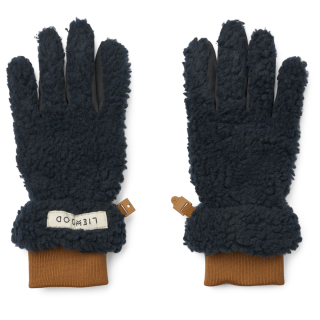Liewood Handschoenen Demi Blauw Teddy