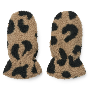 Liewood Wanten Grethe Bruin Teddy Panterprint