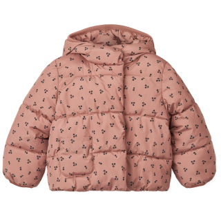 liewood Winterjas Roze Kersenprint