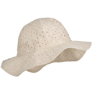 Liewood Zonnehoed Anglaise Creme Pointelle