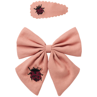 Lil Atelier Haarspeld En Haarstrik Roze Lieveheersbeestje Misty Rose