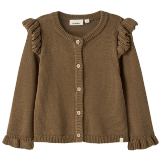 Lil Atelier vest bruin kangaroo