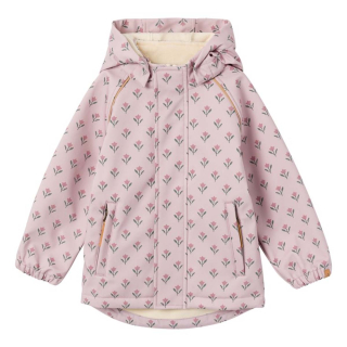 Lil Atelier Tussenjas Roze Tulpenprint