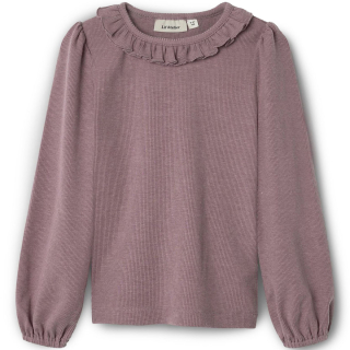 Lil Atelier Longsleeve Roze Ruffle Nostalgie Rose