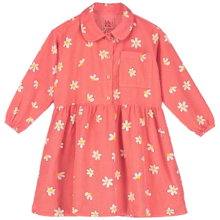 Lotiekids Jurk Bloemenprint Roze