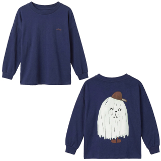 Lotiekids Longsleeve Good Monster Blauw