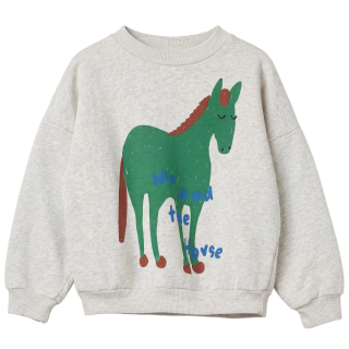 Lotiekids Sweater Paard Grijs