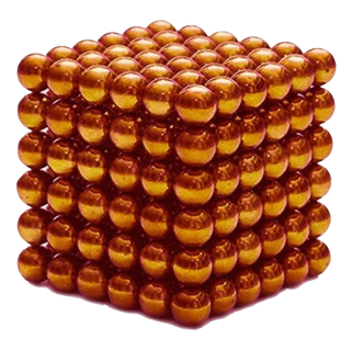 Neocube magneetballetjes oranje
