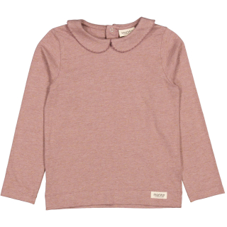 Marmar Copenhagen Longsleeve Kraag Roze Glitter Dusty Mauve