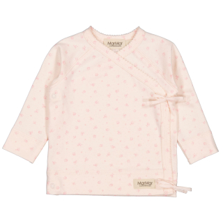 Marmar Copenhagen Overslag Longsleeve Roze Bloemen Dahlia