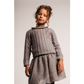 Baje Studio Longsleeve Grijs Kraag Mex Grey Steel