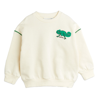 Mini Rodini Sweater Creme/Groen Hagedis