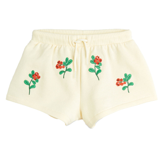 Mini Rodini Korte Broek Creme/Groen/Rood Bloemen