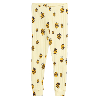 Mini Rodini Legging Geel Lieveheersbeestjes