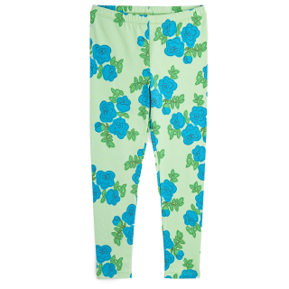 Mini Rodini Legging Groen/Blauw Bloemen