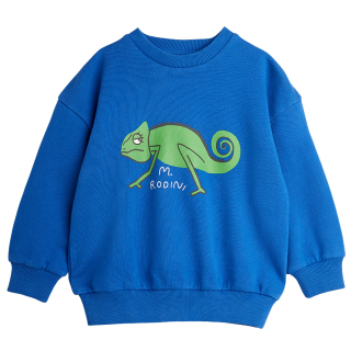 Mini Rodini Sweater Blauw/Groen Hagedis