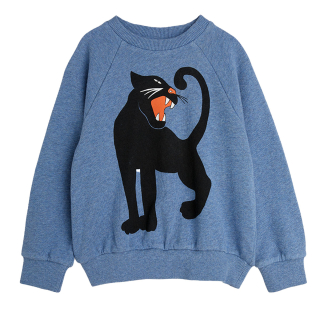 Mini Rodini Sweater Blauw Panter