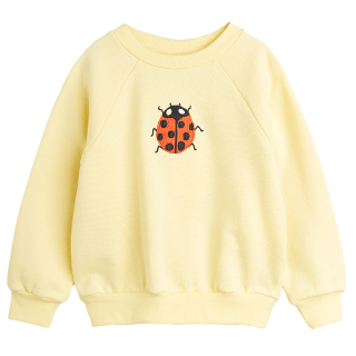 Mini Rodini Sweater Geel Lieveheersbeestje