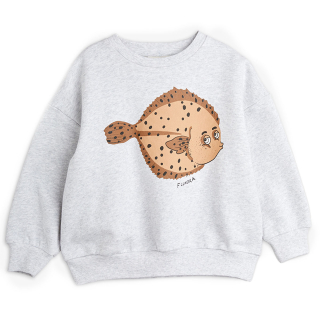 Mini Rodini Sweater Grijs/Bruin Flundra