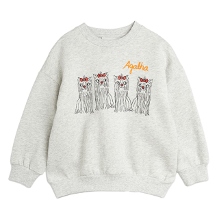 Mini Rodini Sweater Grijs Hondjes