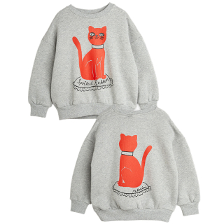 Mini Rodini Sweater Grijs Kat